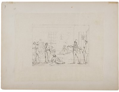 Buying a substitute in the North during the war, c.1880-90 by Adalbert John Volck